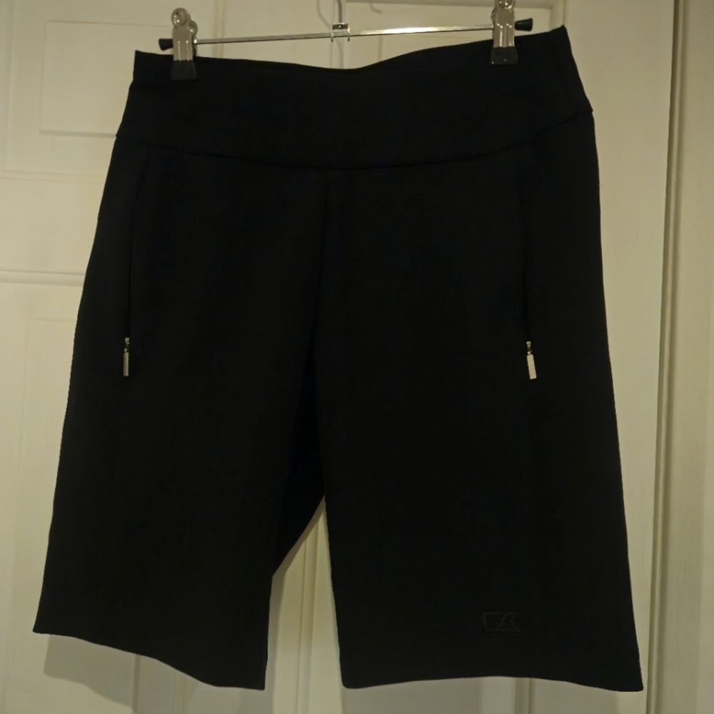 Cutter & Buck Black Pacific Performance Pull On Womens Shorts